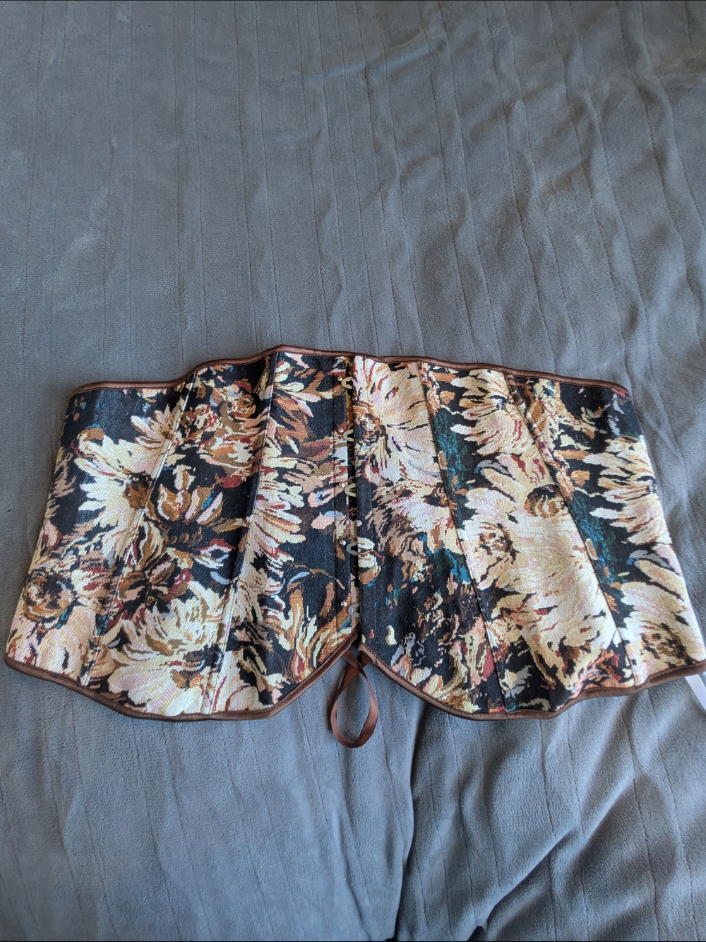 Floral Brocade Corset
